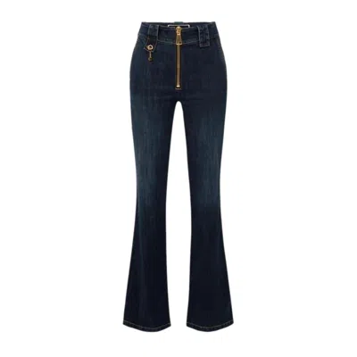 Elisabetta Franchi Jeans In Blue Denim