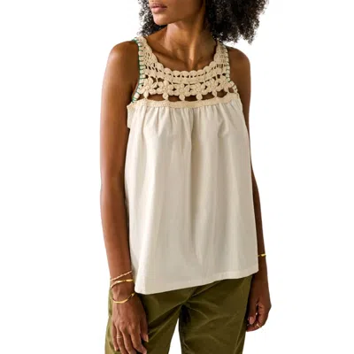 Bellerose Marles Top In Ecru In White