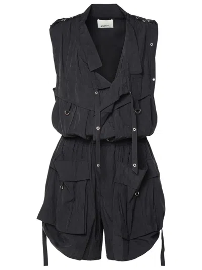 Isabel Marant Hanelor Sleeveless Jumpsuit In Black