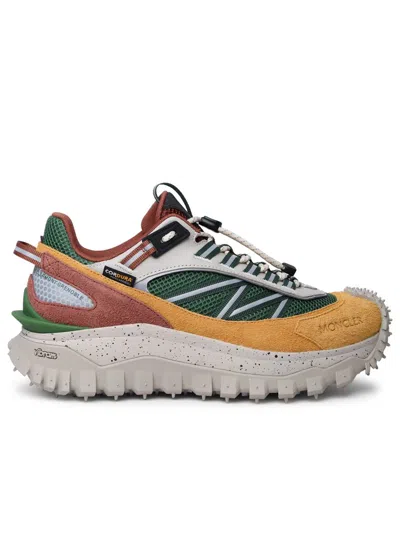 Moncler Multicolor Leather Blend Trainers