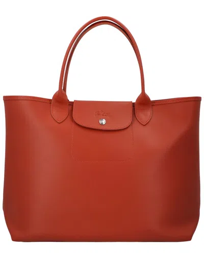 Longchamp Top Handle Bag In Red