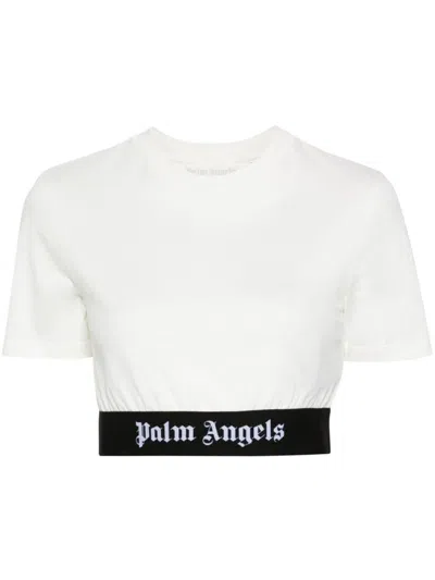 Palm Angels T-shirts And Polos In White