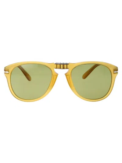 Persol Sunglasses In 204/p1 Opal Yellow Plar Green