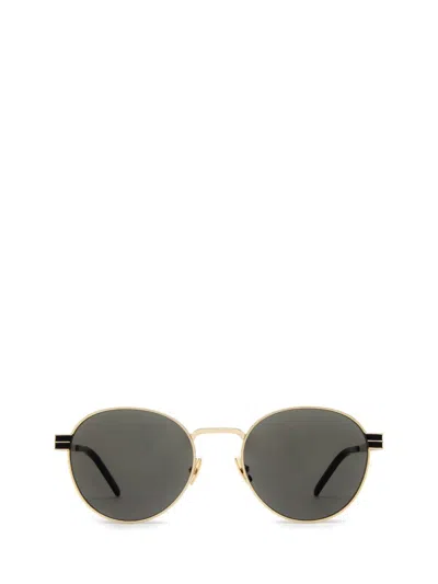 Saint Laurent Eyewear Sunglasses In Gold