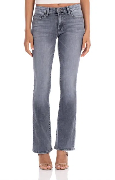 Fidelity Belladonna Mid-rise Bootcut Jean In Callaway In Multi