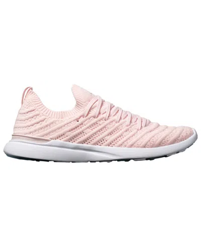 Apl Athletic Propulsion Labs Techloom Wave Knitted Sneakers In Pink