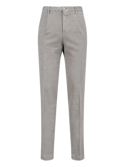 Incotex Slim Pants In Gray