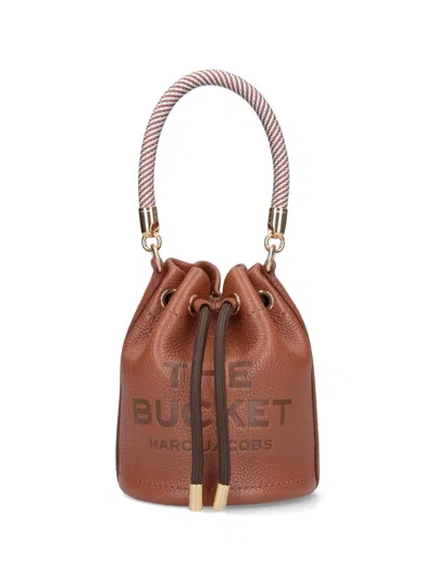 Marc Jacobs The Bucket Leather Bucket Bag In Brown