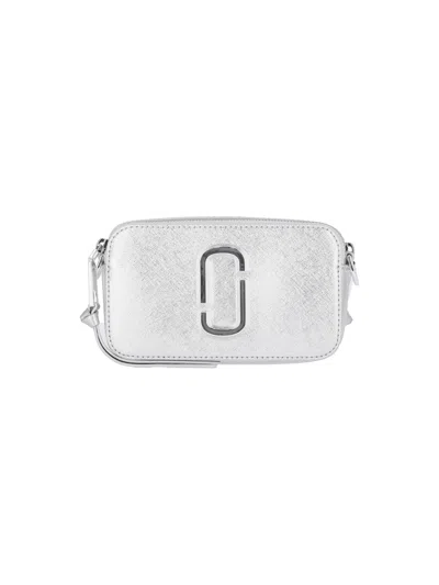 Marc Jacobs Silver 'the Snapshot Dtm' Bag