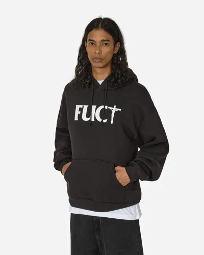 Fuct Cross Hoodie In Black