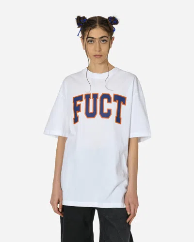 Fuct Logo T-shirt White In Black