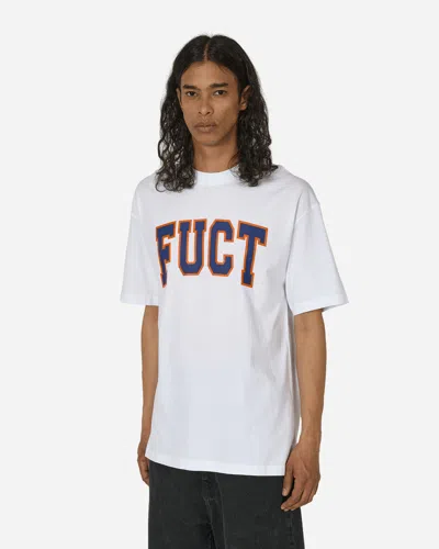 Fuct Logo T-shirt White In Black