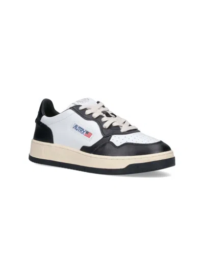 Autry Sneakers In Black/white