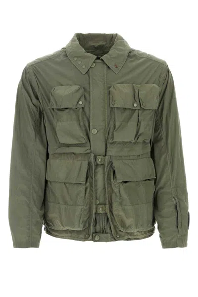C.p. Company Jackets And Vests In Green