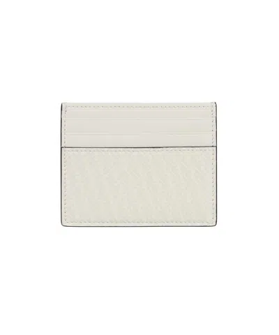 Fendi Leather Card Holder In White