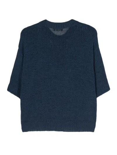 Roberto Collina Sweaters In Blue