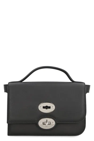 Zanellato Ella Leather Handbag In Black