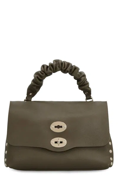 Zanellato Postina S Leather Handbag In Burgundy