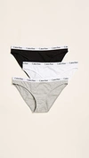 Calvin Klein Underwear Carousel 3 Pack Panties In Multi