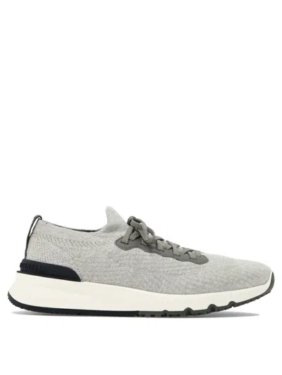 Brunello Cucinelli "runner" Sneakers In Grey