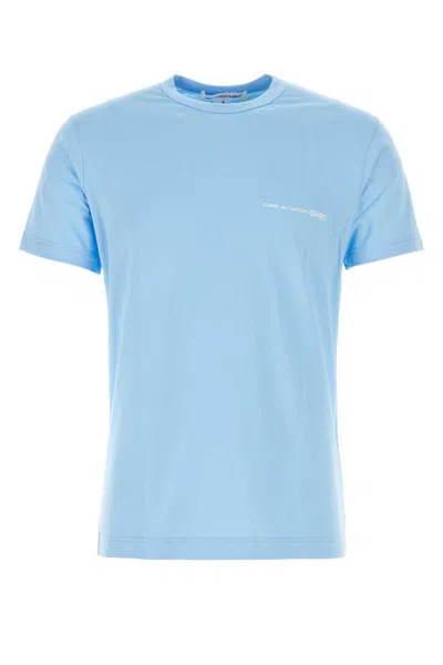 Comme Des Garçons Comme Des Garcons Shirt Logo Print T-shirt In Blue
