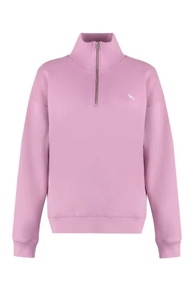 Maison Kitsuné Cotton Sweatshirt In Pink