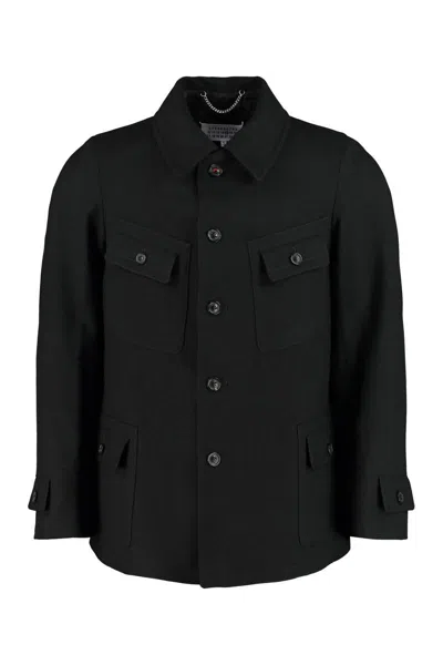 Maison Margiela Multi-pocket Jacket In Black