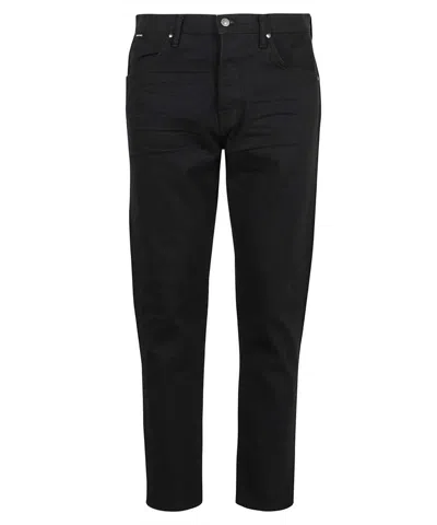 Tom Ford Tapered Fit Jeans In Black