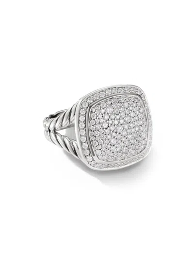 David Yurman Women's Albion Ring In Sterling Silver In Diamond