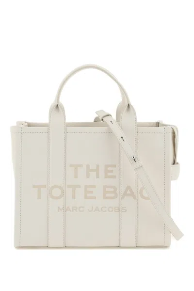 Marc Jacobs The Small Tote Leather Bag In White