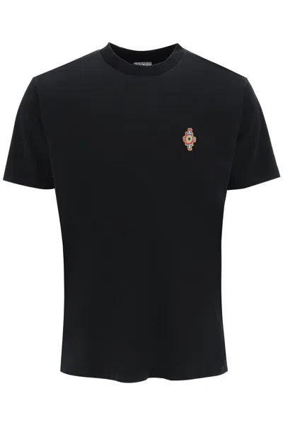 Marcelo Burlon County Of Milan Sunset Cross Cotton T-shirt In Black