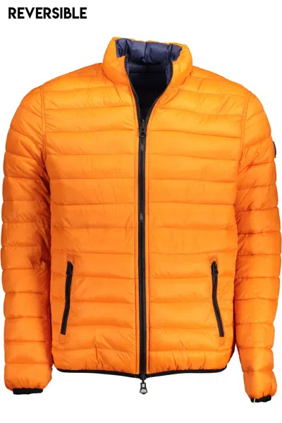 U.s. Polo Assn Orange Nylon Jacket