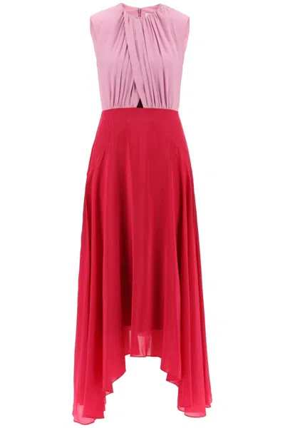 Saloni Divya Dress In Pink