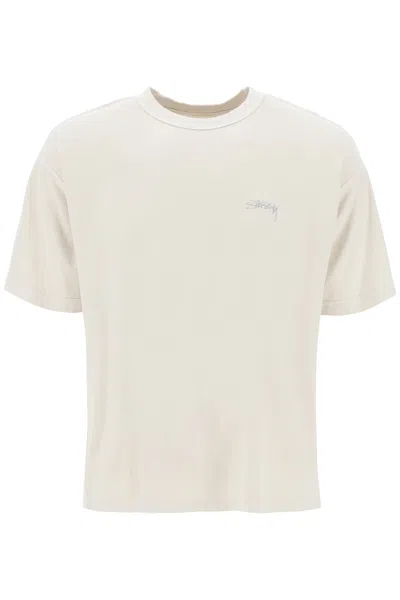 Stussy Inside Out Crew Neck T Shirt In Multi-colored