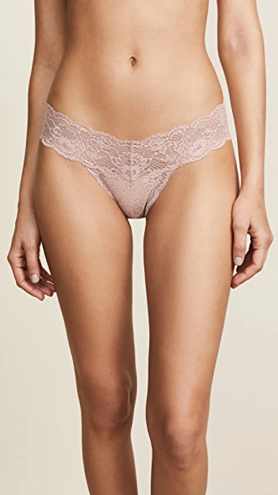 Cosabella Never Say Never Cutie Low Rise Thong In Pink
