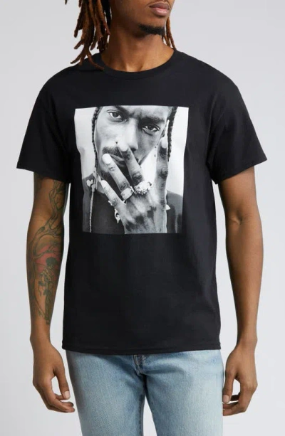 Death Row Records Snoop Dogg Short Sleeve Graphic Tee In White