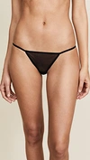 Cosabella Soire Confidence Italian Thong In Black