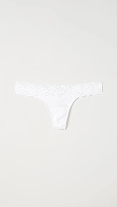 Cosabella Never Say Never Maternity Thong In White