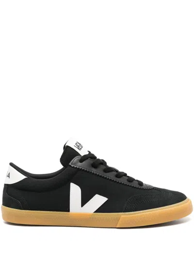 Veja Men's Volley Canvas Low-top Trainers In Black