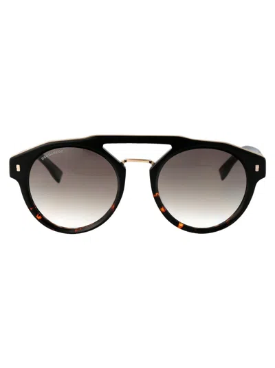 Dsquared2 Sunglasses In Wr79k Black Havana