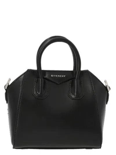 Givenchy Antigona Micro Handbag In Black