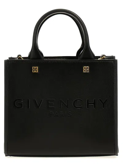 Givenchy 'mini G' Shopping Bag In Black