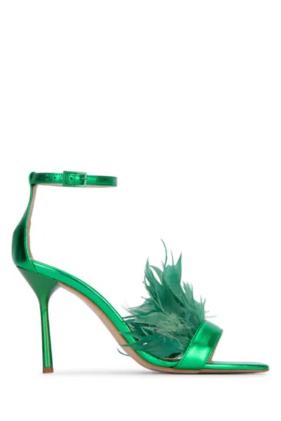 Liu •jo Liu Jo Heeled Shoes In Emerald