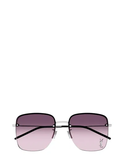 Saint Laurent Eyewear Sunglasses In Purple