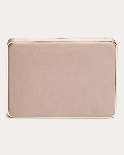 Hunting Season Women's The Satin Square Compact Case In Brown