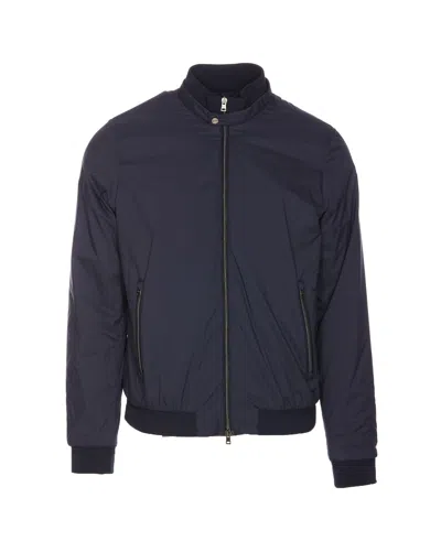 Herno Ecoage Korean Bomber In Blue