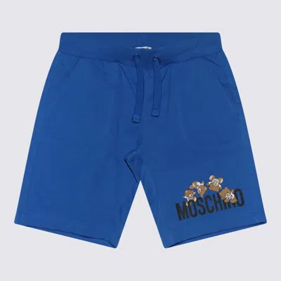 Moschino Kids' Blue Cotton Shorts