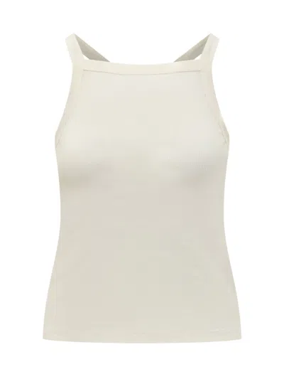 Ba&amp;sh Top With Crossed Straps In Ecru