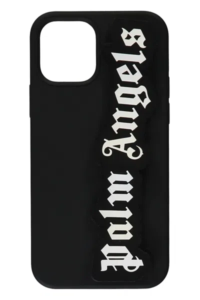 Palm Angels Logo Detail Iphone 12/12 Pro Case In Black