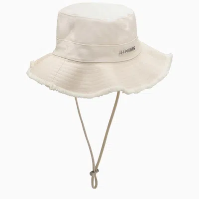 Jacquemus Le Bob Artichaut Hat In White